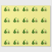 Avocado Lover Design Thunder_Cove Geschenkpapier (Flach)
