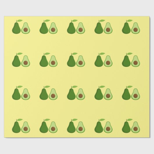 Avocado Lover Design Thunder_Cove Geschenkpapier (Flach)