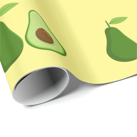 Avocado Lover Design Thunder_Cove Geschenkpapier (Rolleneckpunkt)