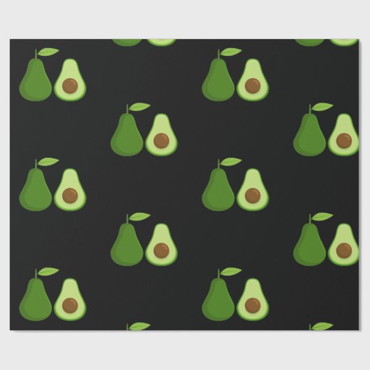 Avocado Lover Design Thunder_Cove Geschenkpapier (Flach)