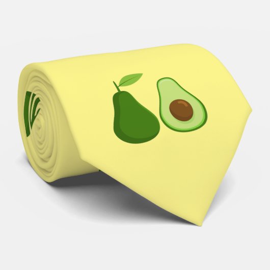 Avocado Lover Design Thunder_Cove Krawatte (Gerollt)