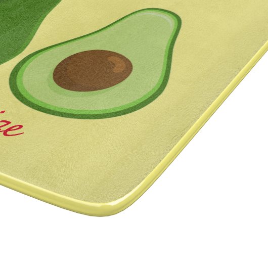 Avocado Lover Design Thunder_Cove Schneidebrett (Ecke)