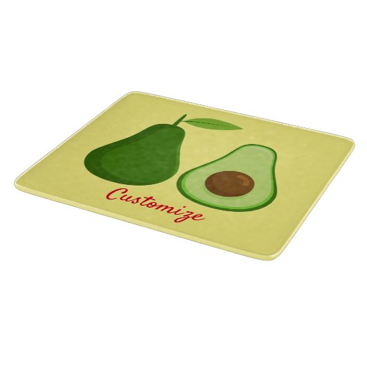 Avocado Lover Design Thunder_Cove Schneidebrett (Ecke)