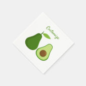 Avocado Lover Design Thunder_Cove Serviette (Ecke)