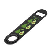 Avocado Lover Design Thunder_Cove Speed Flaschenöffner (Vorderseite Schrägansicht)
