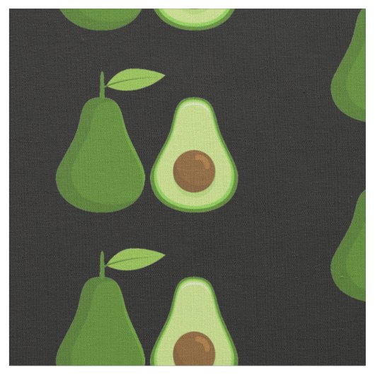 Avocado Lover Design Thunder_Cove Stoff (Nahaufnahme)