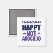 Avocado Lover kann nicht jedem glücklich machen, d Magnet (Vorderseite/Rückseite)