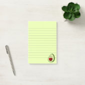 Avocado Lover Niedlich Cartoon Post-it Klebezettel (Büro)