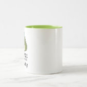 Avocado Lover Personalisiertes Geschenk Zweifarbige Tasse (Mittel)