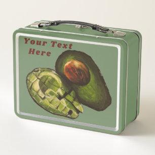 Avocado Lunch Box - Optionale Personalisierung