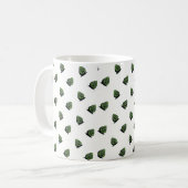 Avocado lustige Gesichtseinladung Kaffeetasse (Vorderseite Links)