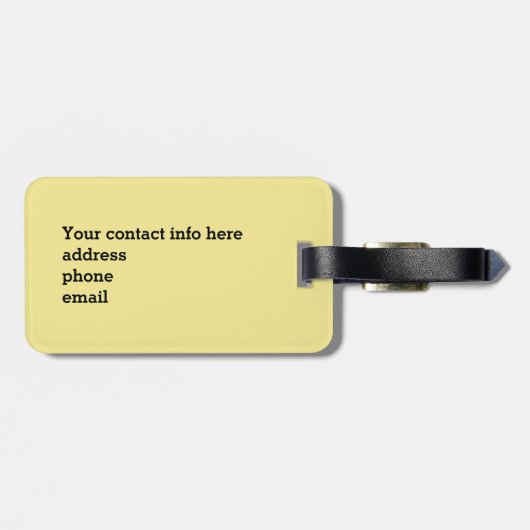 Avocado lustige zujubelnde grüne Grube Handstand Gepäckanhänger (Rückseite horizontal)