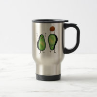 Avocado lustige zujubelnde grüne Grube Handstand