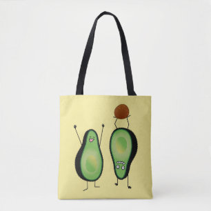Avocado lustige zujubelnde grüne Grube Handstand Tasche