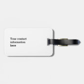 Avocado lustiges Beisammensein Handstand Grün Grub Gepäckanhänger (Rückseite horizontal)