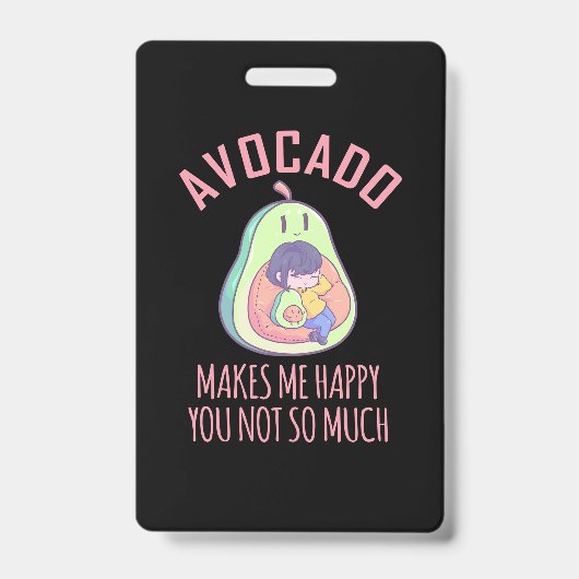 Avocado macht mich glücklich ausweis (Vorderseite)