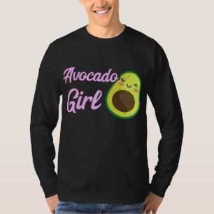 Avocado-Mädchen Avocado Fruchtliebhaber Guacamole T-Shirt
