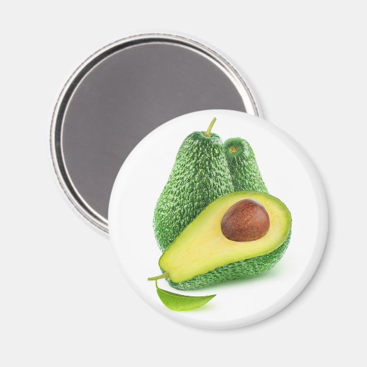Avocado Magnet (Vorderseite/Rückseite)