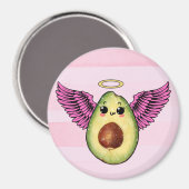 Avocado Magnet (Vorderseite/Rückseite)
