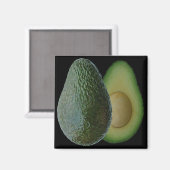 Avocado-Magnet Magnet (Vorderseite/Rückseite)