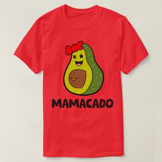 Avocado Mama Avocado Mama Avocado Mamacado T-Shirt (Design vorne)