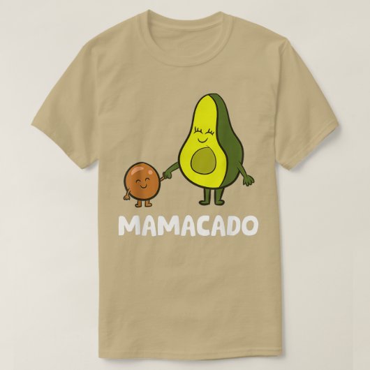 Avocado Mama Avocado Mama Funny Avocado Mamacado 8 T-Shirt (Design vorne)