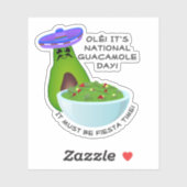 Avocado Man und Guacamole Aufkleber (Blatt)