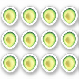 Avocado Mania 4Marcia Aufkleber
