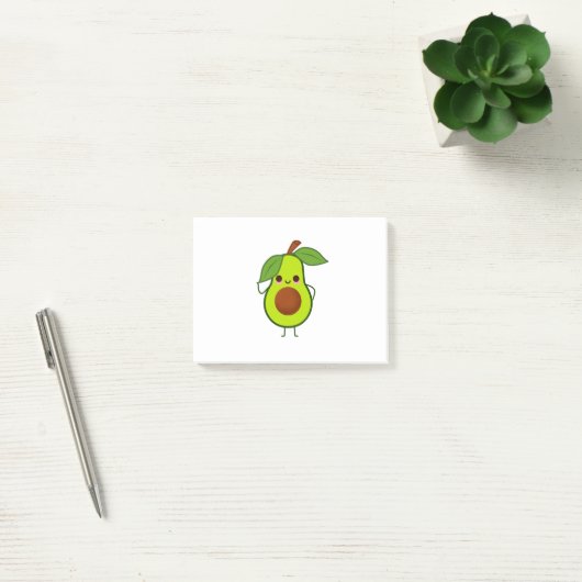 Avocado-Mann Post-it Klebezettel (Büro)
