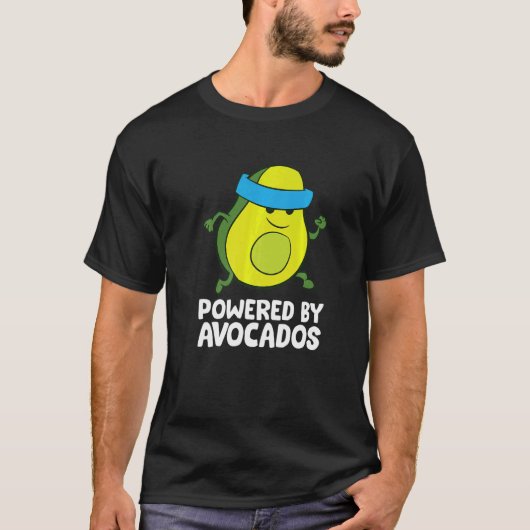 Avocado Marathon, der Avocado läuft und von Avocad T-Shirt (Vorderseite)