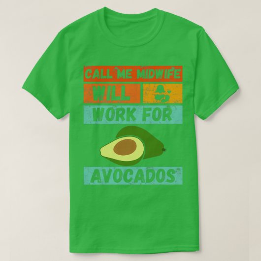 Avocado Midfrau Design avocado Liebhaber dies ist  T-Shirt (Design vorne)