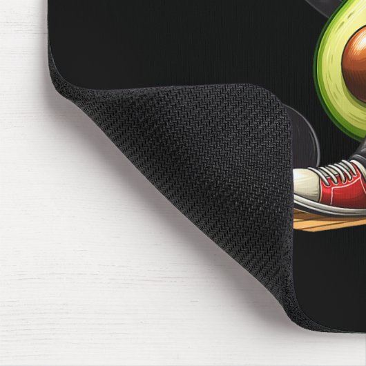 Avocado mit Bowling-Kompetenzen Cinco De Mayo Funn Mousepad (Ecke)