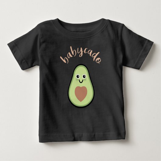 Avocado mit Herz Babycado für ein Baby Baby T-shirt (Vorderseite)