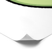 Avocado mit Herz Babycado für ein Baby Poster (Ecke)