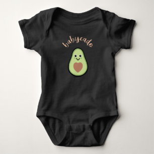 Avocado mit Herz Babycado für ein Baby Strampler