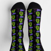 Avocado mit Sombrero Socken (Oben)