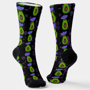 Avocado mit Sombrero Socken