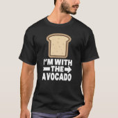 Avocado mit Toast-Matching Halloween-Kostüm T-Shirt (Vorderseite)