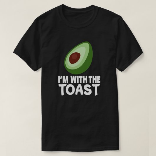 Avocado mit Toast-Matching Halloween-Kostüm T-Shirt (Design vorne)