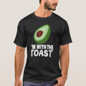 Avocado mit Toast-Matching Halloween-Kostüm T-Shirt (Vorderseite)