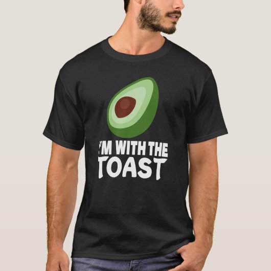 Avocado mit Toast-Matching Halloween-Kostüm T-Shirt (Vorderseite)