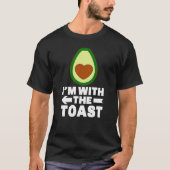Avocado mit Toast-Matching Halloween-Kostüm T-Shirt (Vorderseite)
