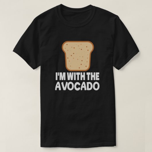 Avocado mit Toast-Matching Halloween-Kostüm T-Shirt (Design vorne)