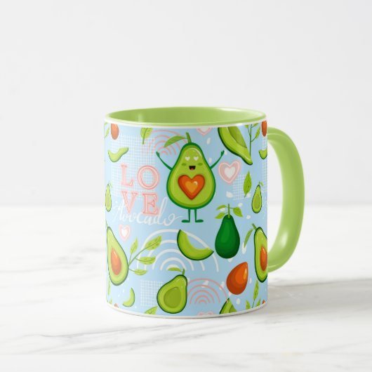 Avocado Mug Tasse (VorderseiteRechts)