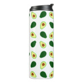 Avocado Muster bedruckte Thermal Tumbler Thermosbecher (Nach links gedreht)