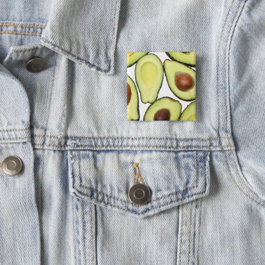 Avocado-Muster Button (Beispiel)