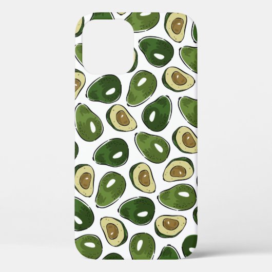 Avocado-Muster Case-Mate iPhone Hülle (Rückseite)