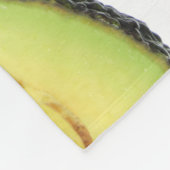 Avocado-Muster Fleecedecke (Ecke)