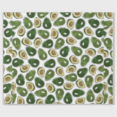 Avocado-Muster Geschenkpapier (Flach)
