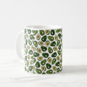 Avocado-Muster Kaffeetasse (Vorderseite Links)